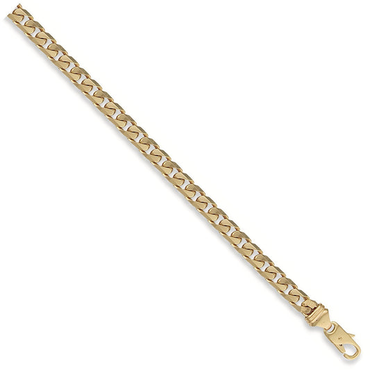 Yellow Gold 7mm Tight Link Curb Bracelets