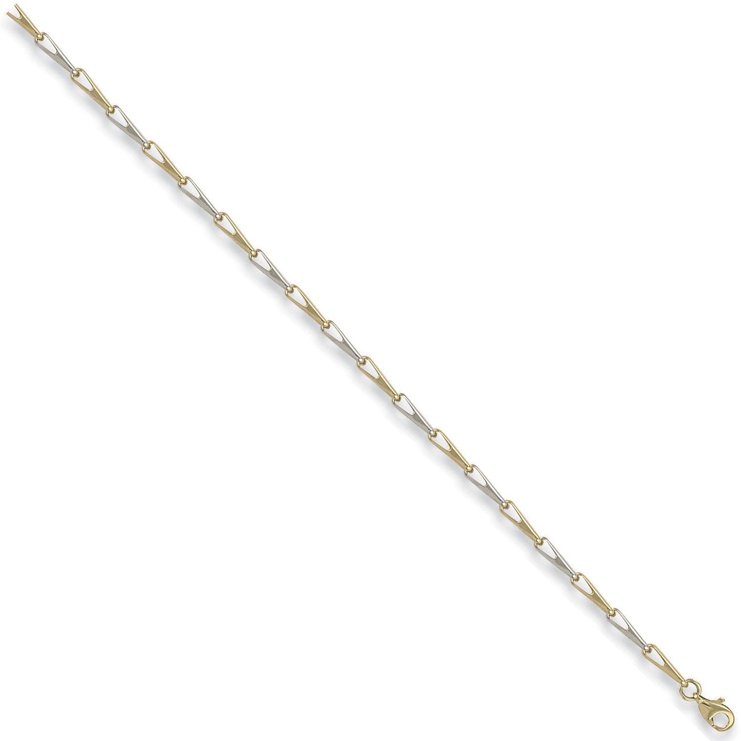 White & Yellow Gold Fancy Bracelet