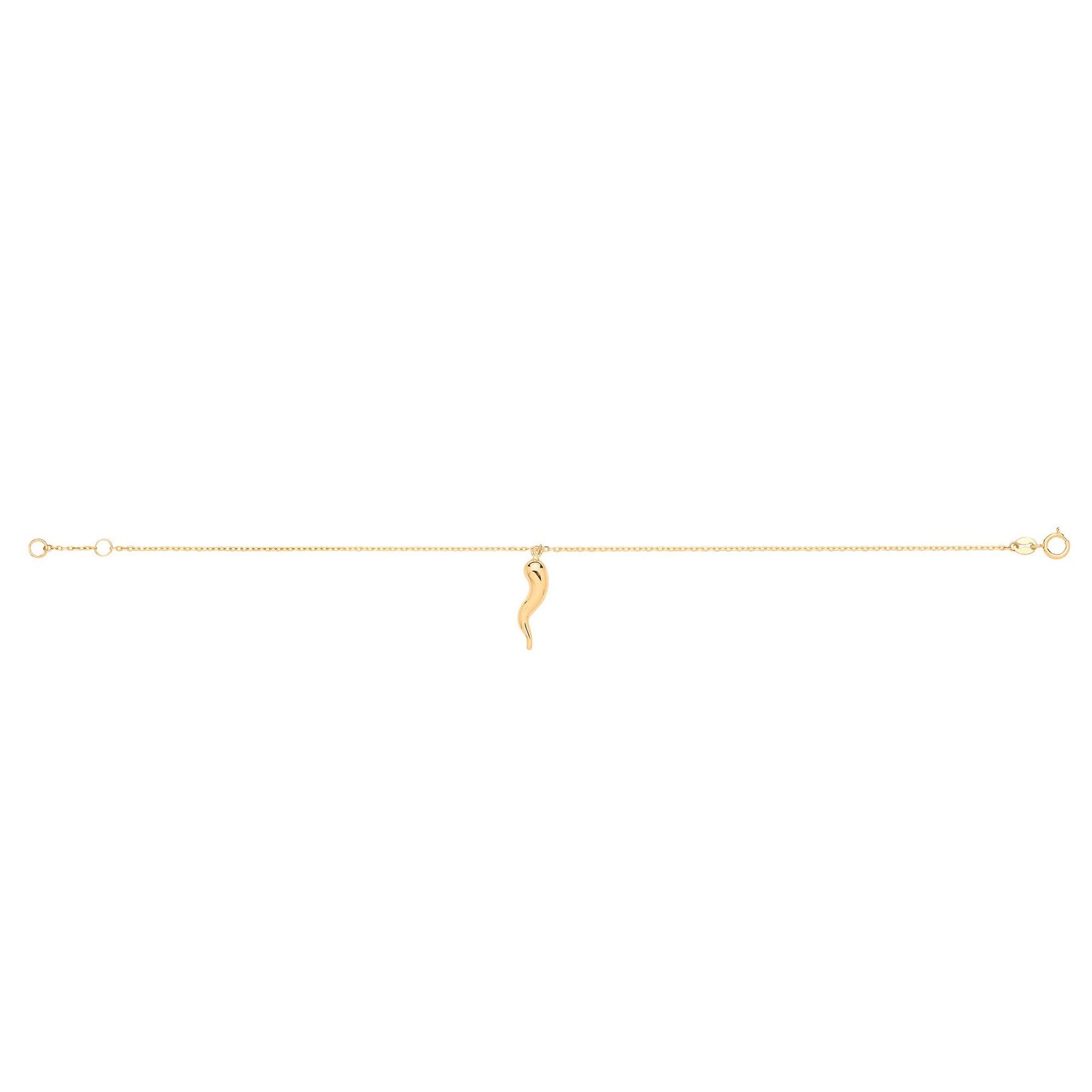 Yellow Gold Horn Of Life Ladies Bracelet
