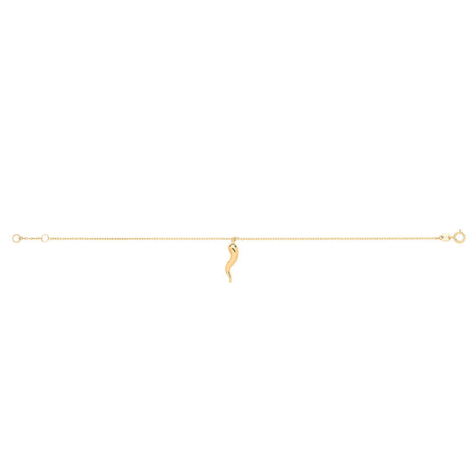 Yellow Gold Horn Of Life Ladies Bracelet