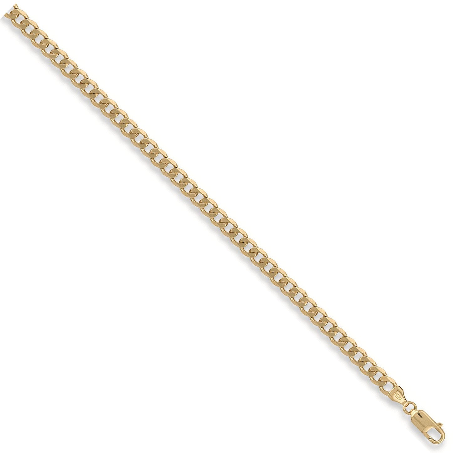 Yellow Gold 5.4mm Curb Chain - Fine Necklace - Certified Authentic - Swiss Made - UK Stock – Luxury Jewellery by Imper