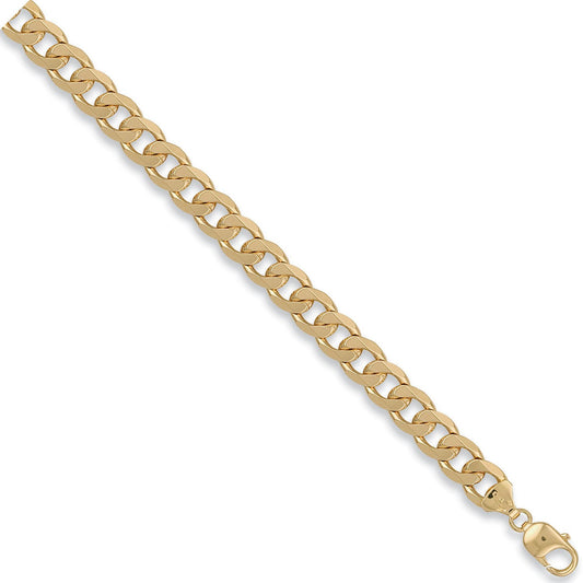 Yellow Gold 10mm Curb Chain