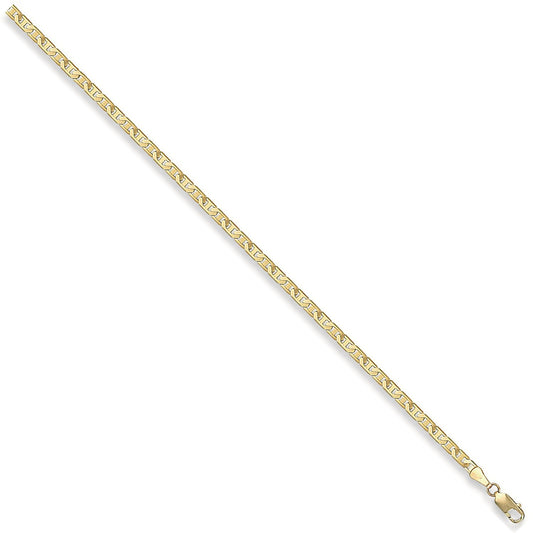 Yellow Gold 3.0mm Flat Anchor Chain