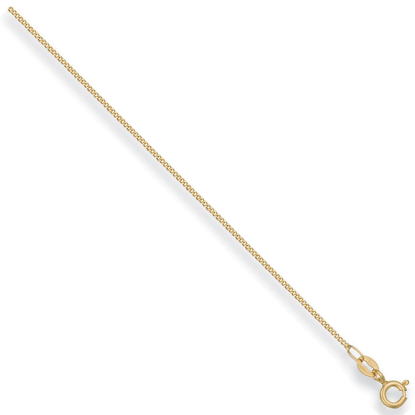 Yellow Gold 1.1mm Traditional Classic Curb Chain - Fine Necklace - Certified Authentic – Luxury Jewellery by Imperial