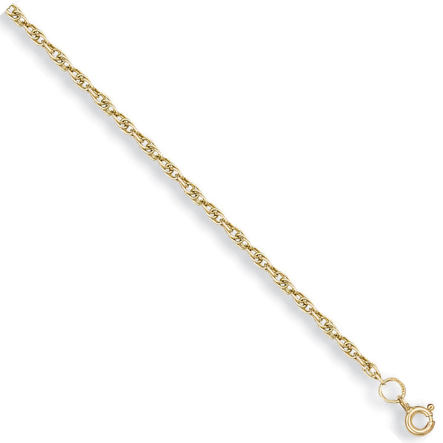 Yellow Gold 2.4mm Prince Of Wales Chain
