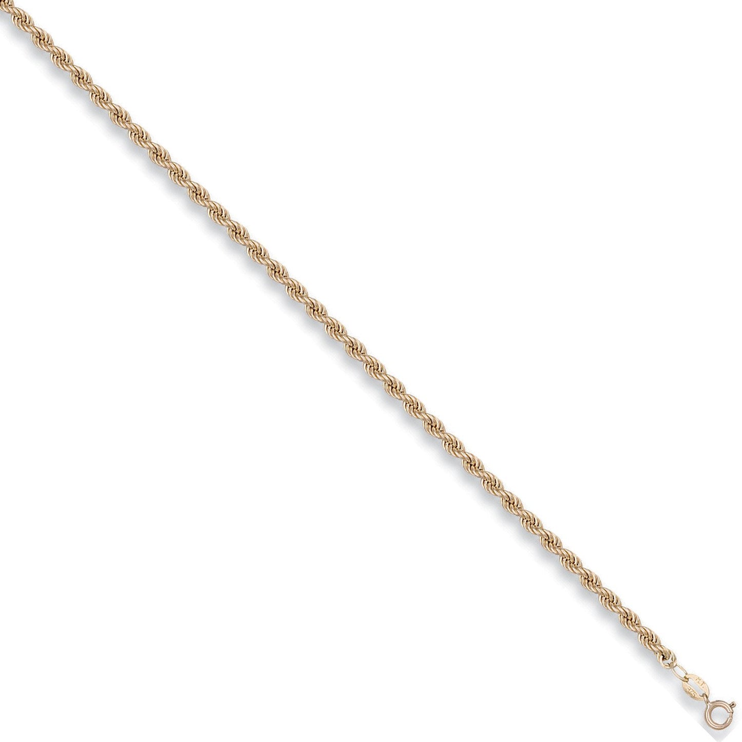 Yellow Gold 3.2mm Hollow Rope Chain