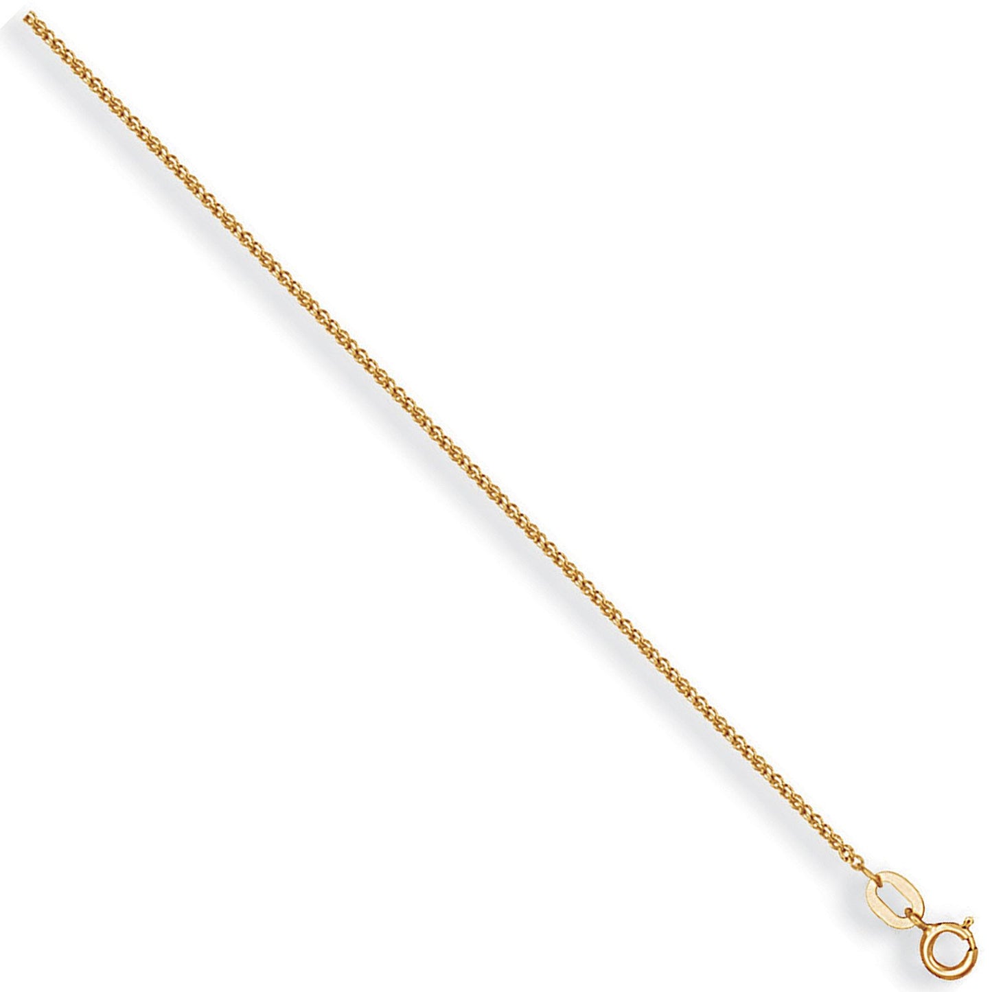 Yellow Gold 1.2mm Singapore Chain - Fine Necklace - Certified Authentic - Swiss Made – Luxury Jewellery by Imperial Ti