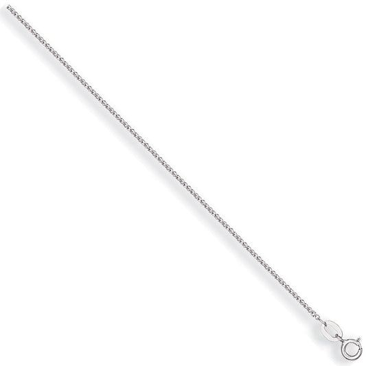 White Gold 1.2mm Singapore Chain