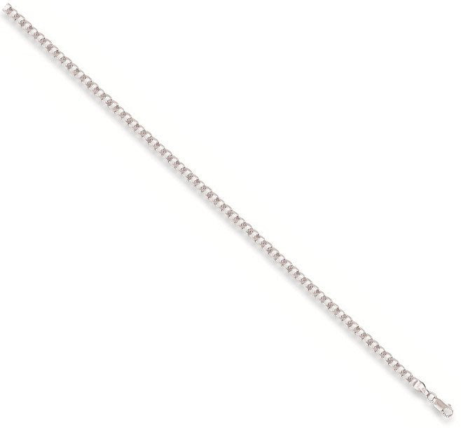 White Gold 3.0mm Curb Chain