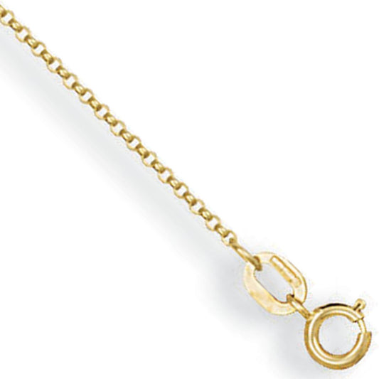 Yellow Gold 1.1mm Micro Belcher Chain - Fine Necklace - Certified Authentic - Swiss Made – Luxury Jewellery by Imperia