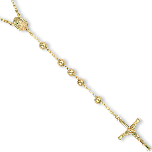Yellow Gold Rosarery Beads 28" (71cm) - Luxury Watch - Certified Authentic - Swiss Made – Luxury Watch by Imperial Tim