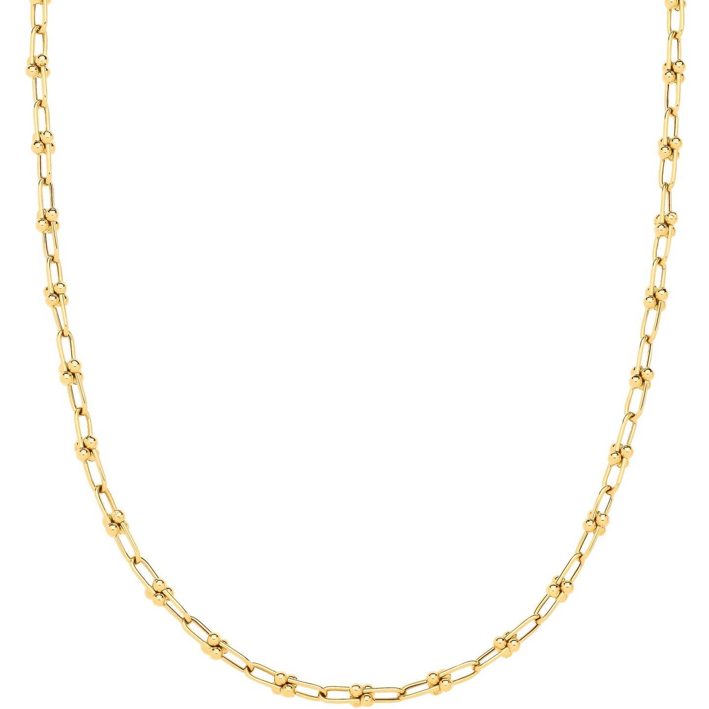 Yellow Gold Chains 18" Necklace/ladies Bracelet