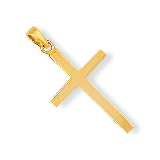 Yellow Gold Plain Cross