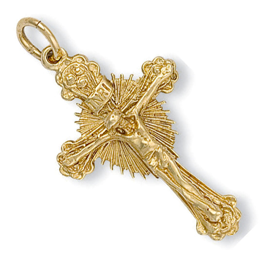 Yellow Gold Casted Crucifix - Luxury Watch - Certified Authentic - Swiss Made - UK Stock – Luxury Watch by Imperial Ti