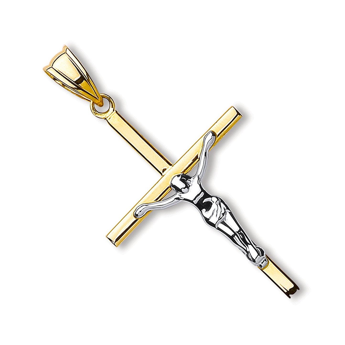 White & Yellow Gold Hollow Crucifix - Luxury Watch - Certified Authentic - Swiss Made – Luxury Watch by Imperial Time