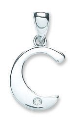 9ct White Gold 0.01ct Diamond C Initial - Luxury Watch - Certified Authentic - Swiss Made – Luxury Watch by Imperial T