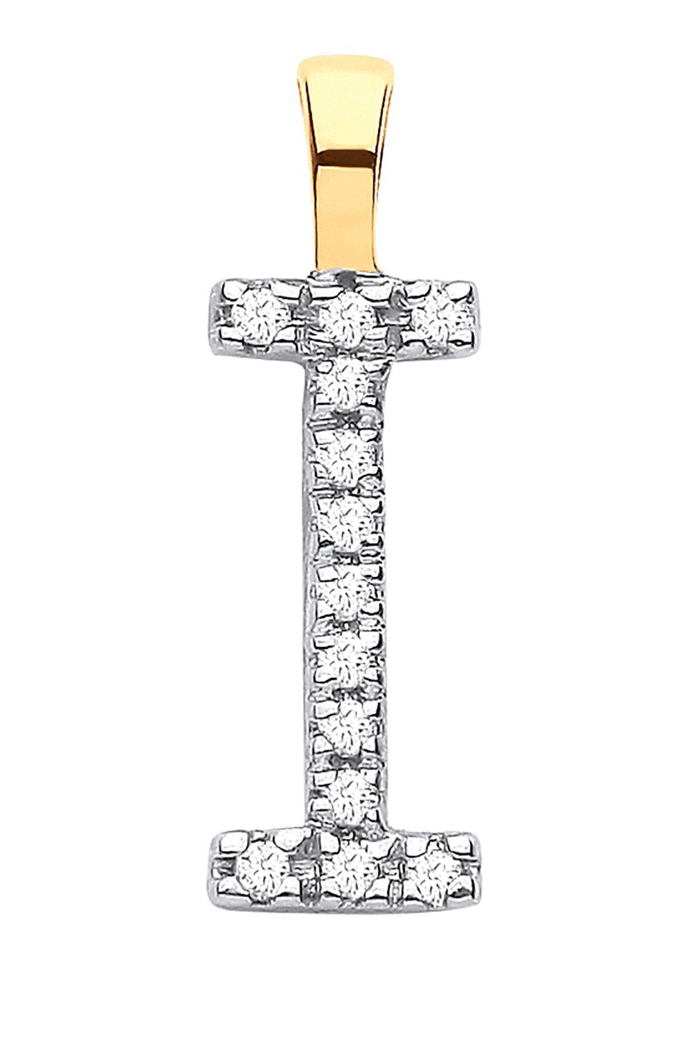 9ct Yellow Gold 0.05ct Diamond I Initial - Luxury Watch - Certified Authentic - Swiss Made – Luxury Watch by Imperial