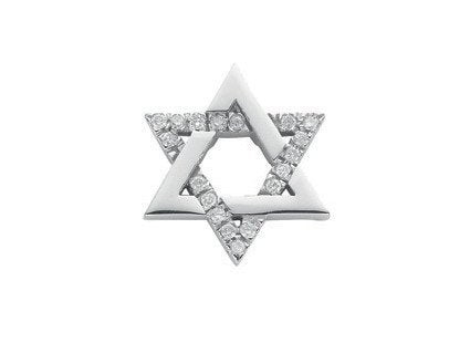 9ct White Gold 0.10ct Diamond Star of David Pendant - Fine Necklace - Certified Authentic – Luxury Jewellery by Imperi