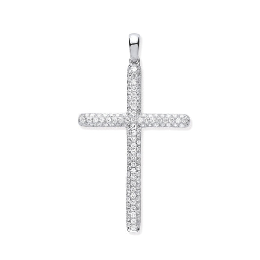 18ct White Gold 0.45ct Diamond Set Cross - Luxury Watch - Certified Authentic - Swiss Made – Luxury Watch by Imperial