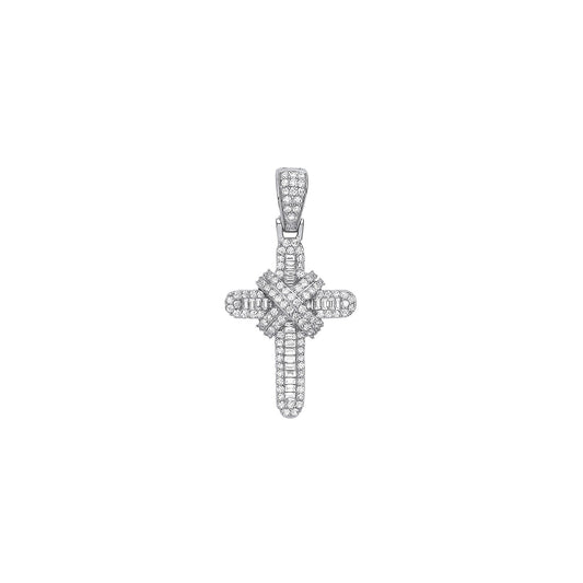 9ct White Gold 0.44ct Diamond Cross - Luxury Watch - Certified Authentic - Swiss Made – Luxury Watch by Imperial Time