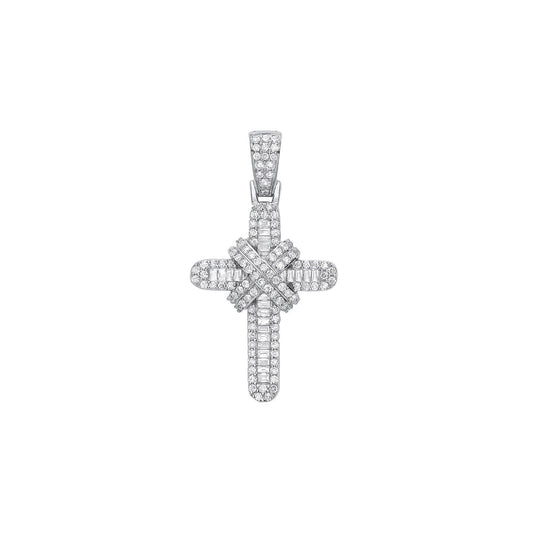 9ct White Gold 0.81ct Diamond Cross - Luxury Watch - Certified Authentic - Swiss Made – Luxury Watch by Imperial Time