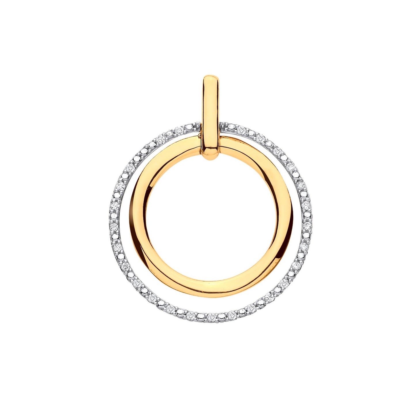 9ct Yellow Gold 0.10ctw Circle of Life Pendant - Fine Necklace - Certified Authentic – Luxury Jewellery by Imperial Ti