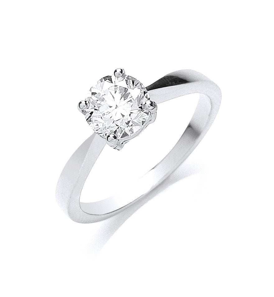 18ct White Gold 1.00ct Diamond Engagement Ring