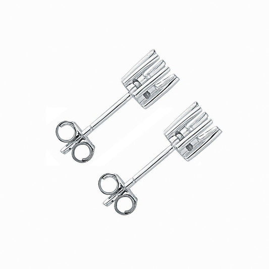 18ct White Gold Earrings Mount 0.50-0.60ctw