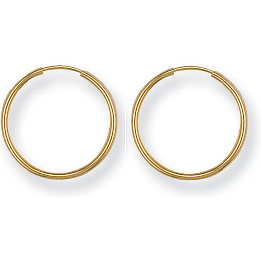 Yellow Gold 17mm Sleepers