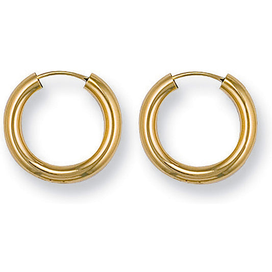 Yellow Gold 18mm Sleepers