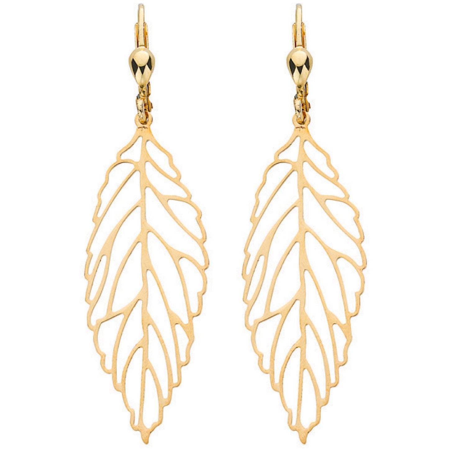 Yellow Gold Fancy Leaf Drops
