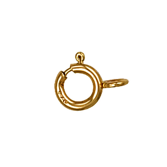 Yellow Gold 6mm Open Bolt Ring (pack Of 6)
