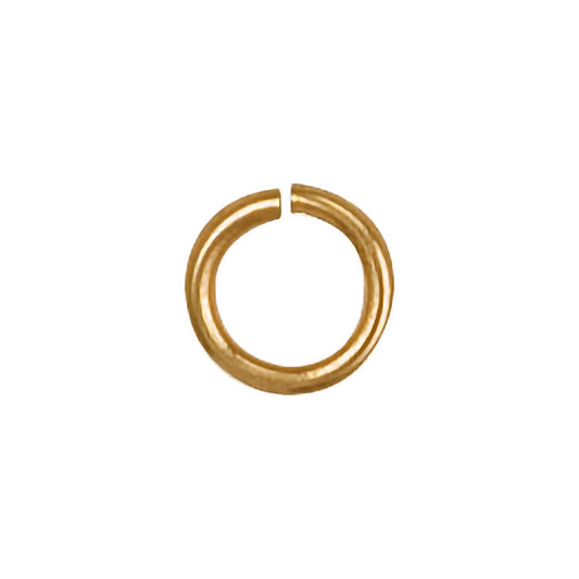 Yellow Gold 4mm Jump Ring (Pack of 6) - Fine Ring - Certified Authentic - Swiss Made – Luxury Jewellery by Imperial Ti