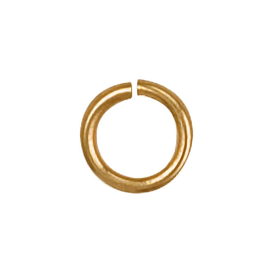 Yellow Gold 6mm Jump Ring (Pack of 6) - Fine Ring - Certified Authentic - Swiss Made – Luxury Jewellery by Imperial Ti