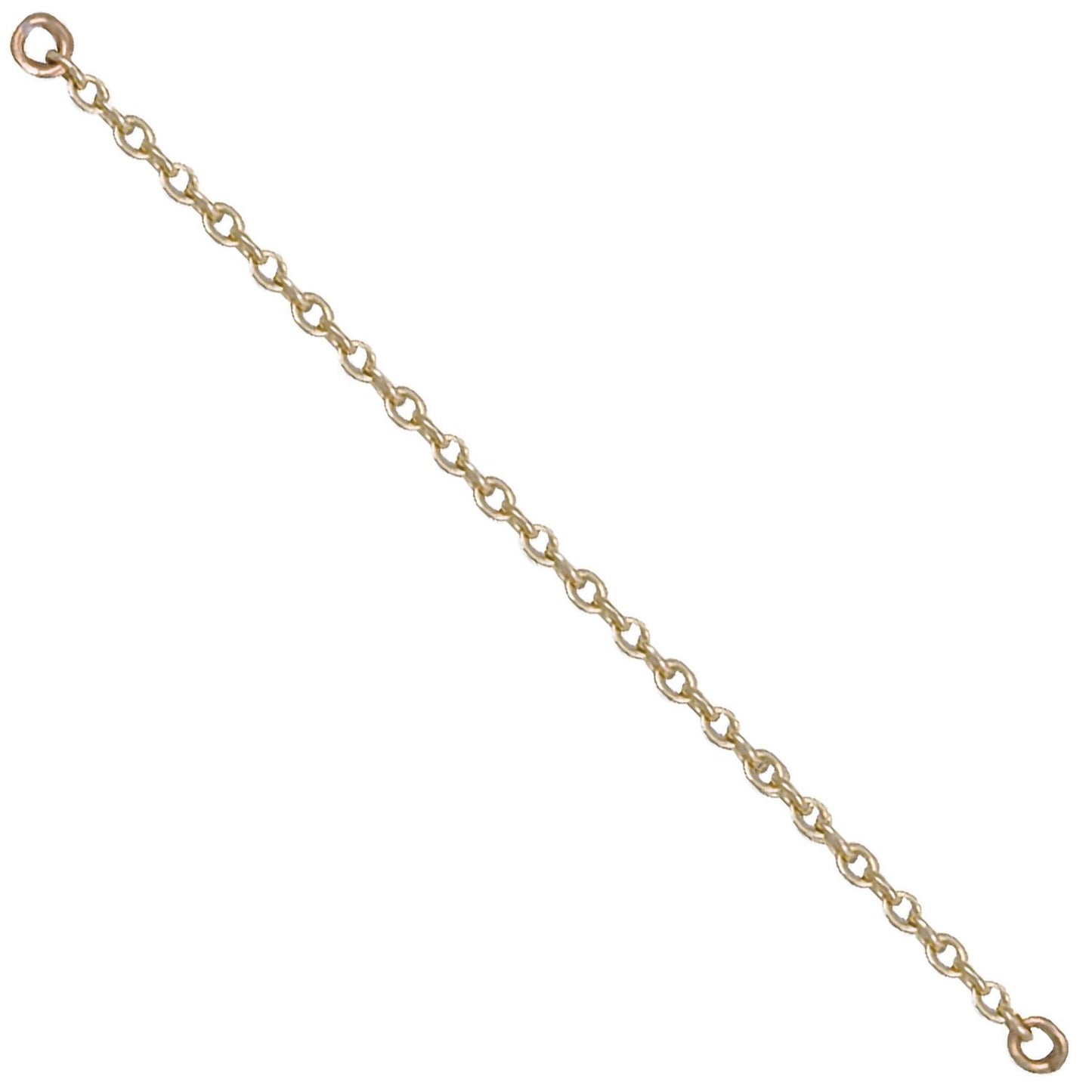Yellow Gold 2mm Safety Chain (pack Of 3)