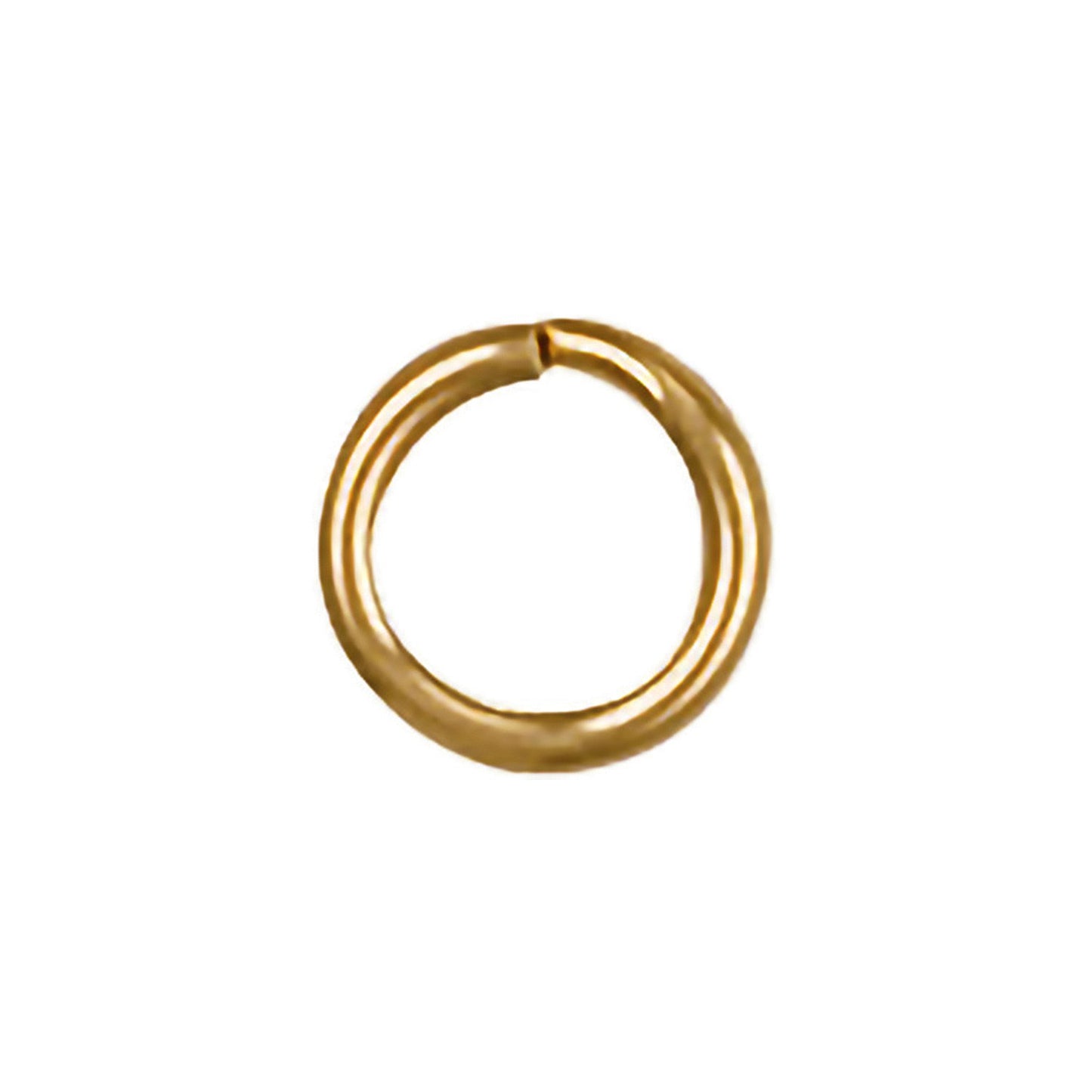 Yellow Gold 6mm Split Ring (pack Of 6)