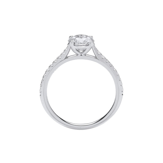 18ct White Gold 1.15ctw Lab Grown Diamond Ring Igi Certified