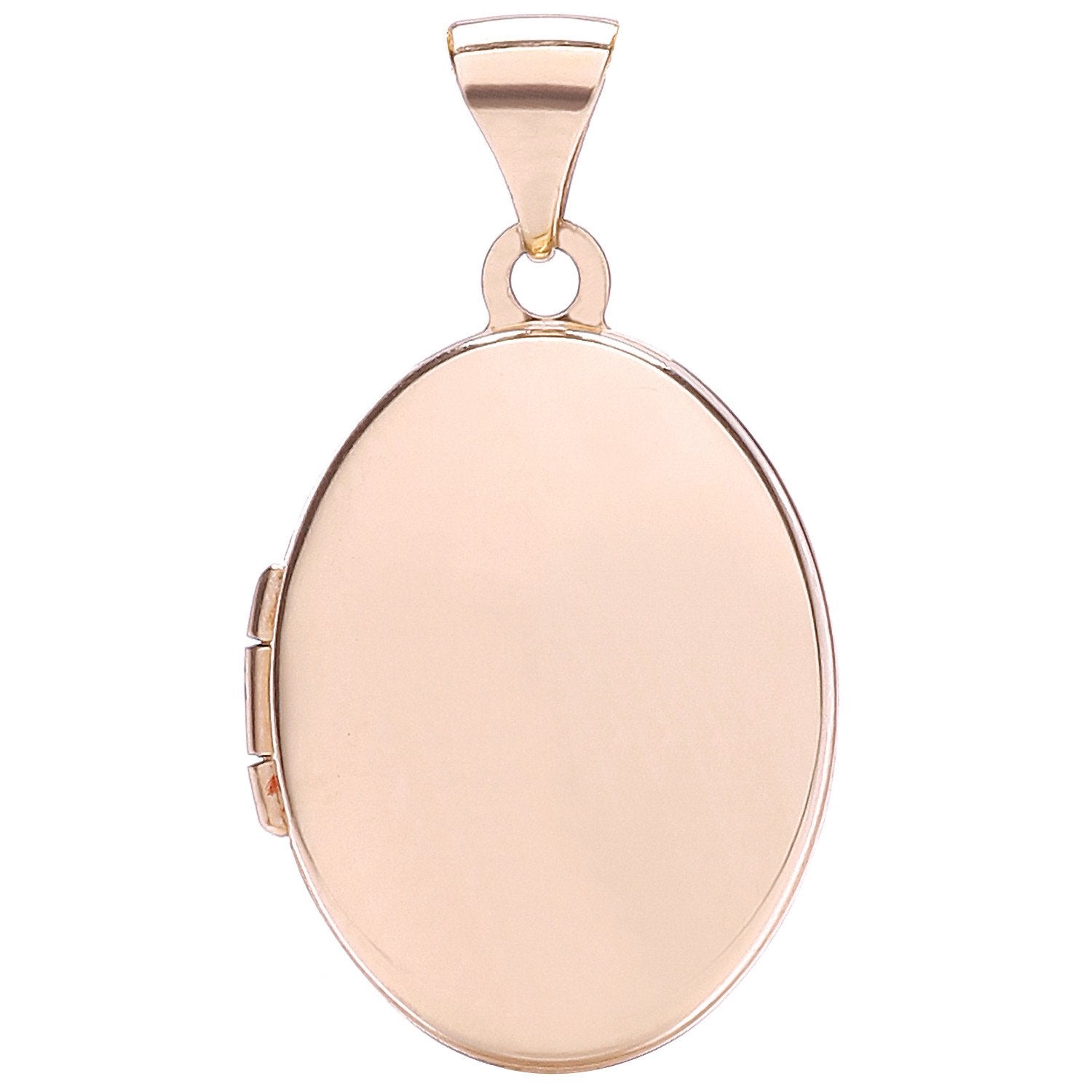 Rose Gold Oval Shaped Plain Locket - Luxury Watch - Certified Authentic - Swiss Made – Luxury Watch by Imperial Time U