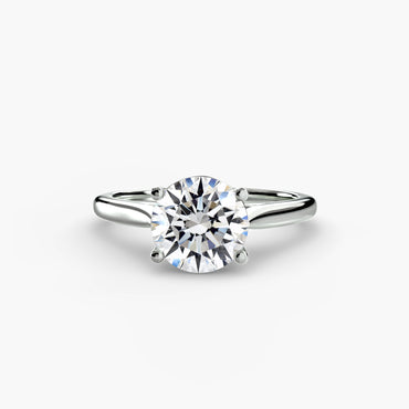 Solitaire Engagement Ring 0.50ct–3.00ct for Women with 2.00mm Band in a Timeless Classic Wedding Style | Imperial Time