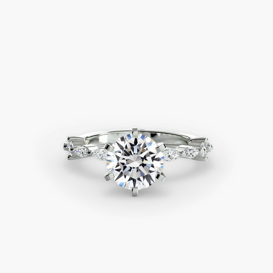 Solitaire With Eternity Pavé – Watches|Jewellery|Gemstones|Repairs - London Kensington