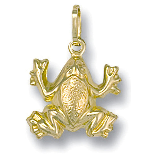 Yellow Gold Frog Pendant