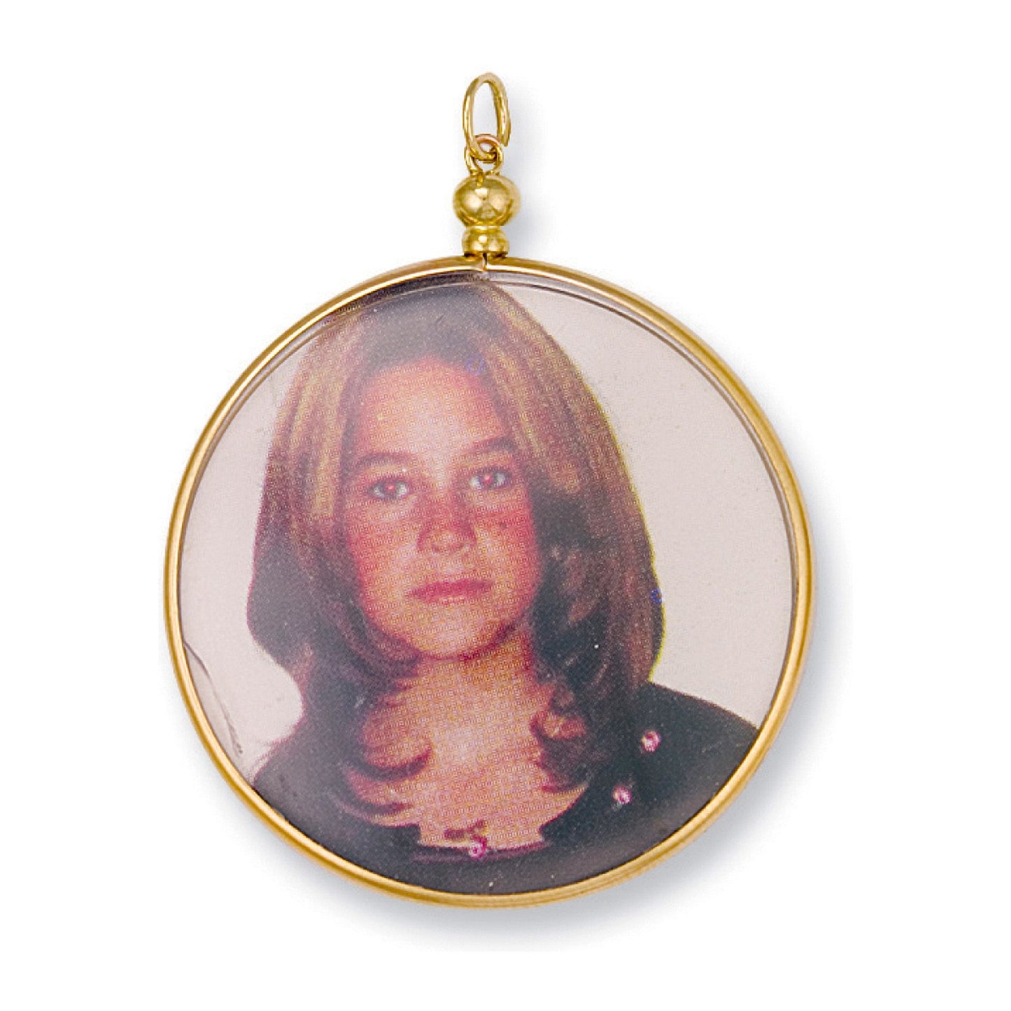 Yellow Gold Medium Picture Frame Pendant