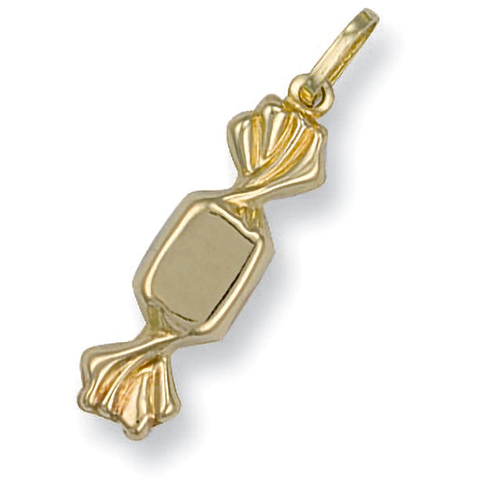 Yellow Gold Sweet 3d Pendant