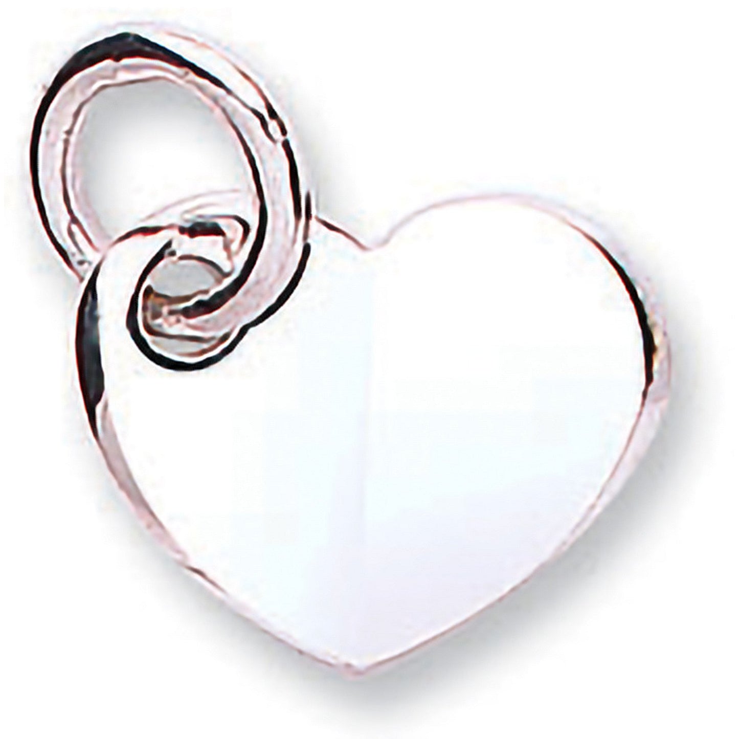 White Gold Heart Pendant