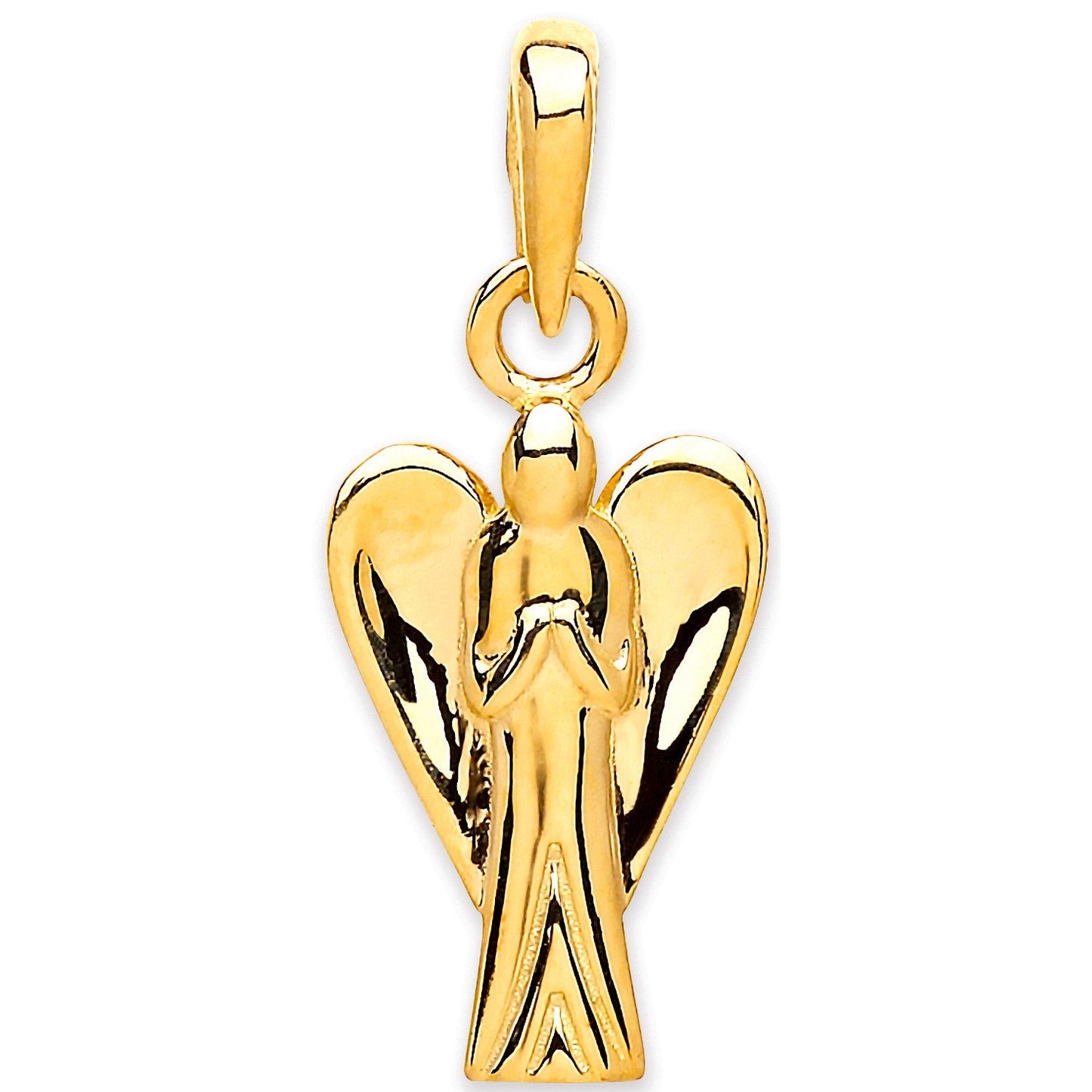 Yellow Gold Angel Pendant