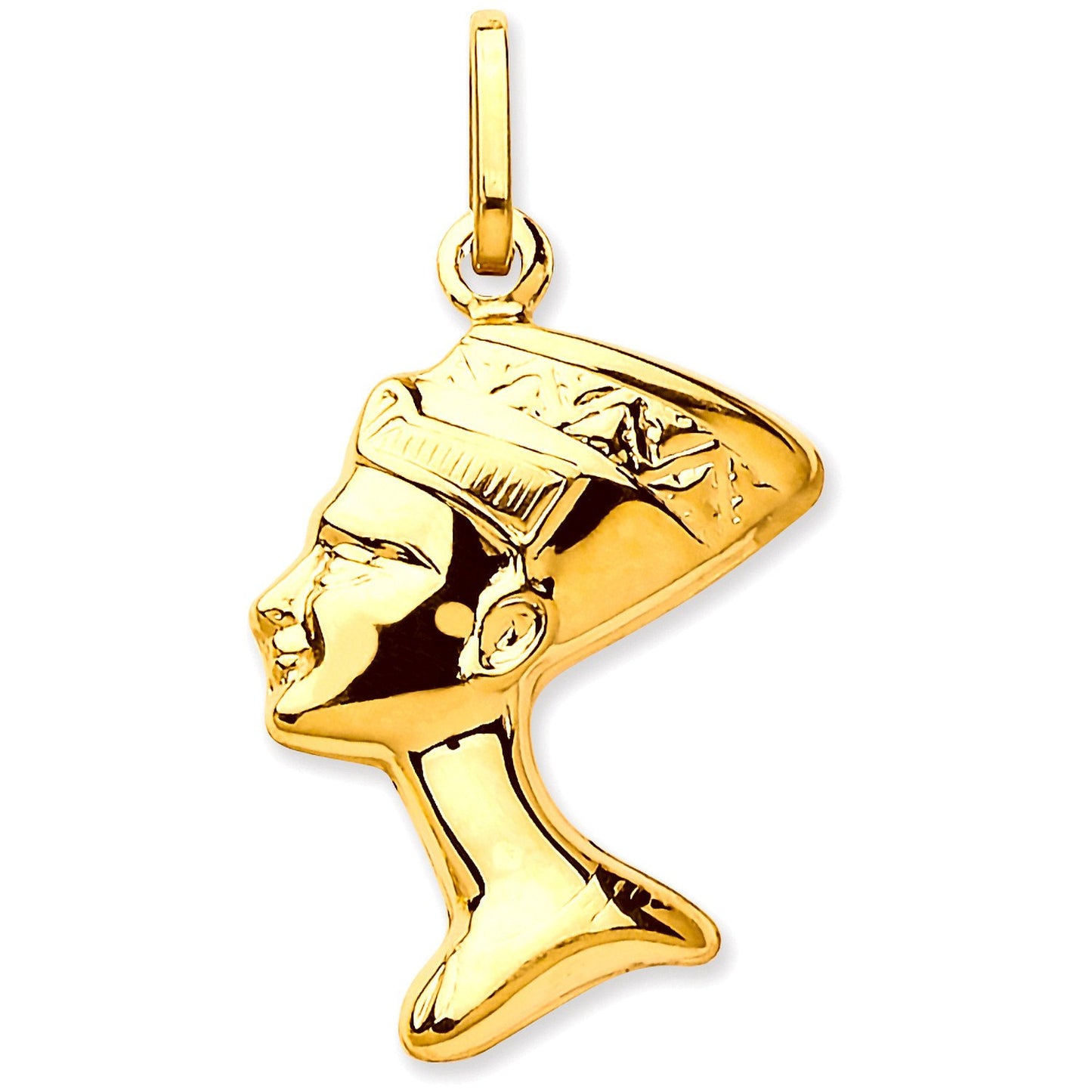 Yellow Gold Small Nefertiti Pendant