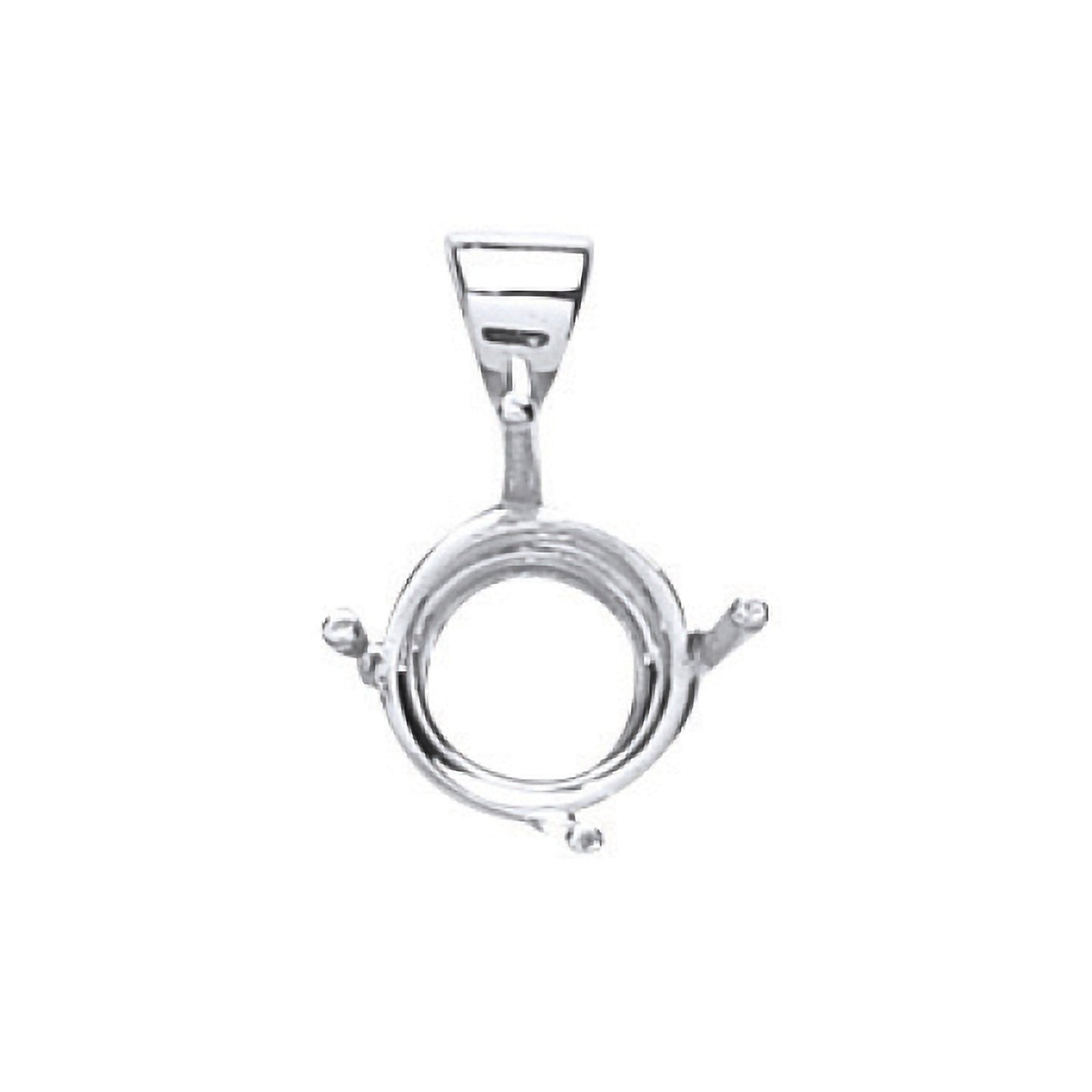 18ct White Gold Pendant Mount 1.00-1.50ct