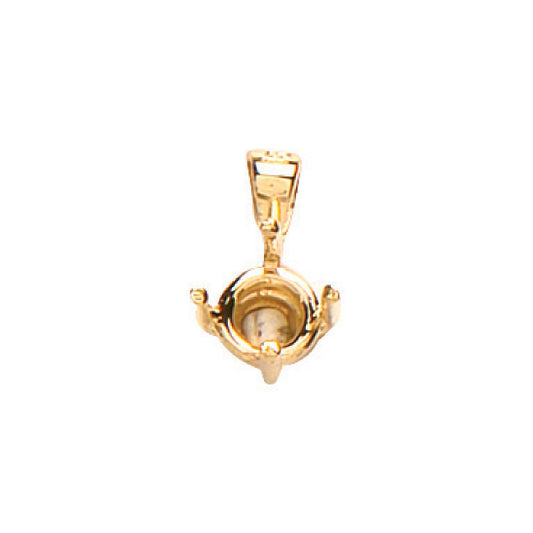 18ct Yellow Gold Pendant Mount 0.20-0.25ct
