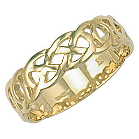 Yellow Gold Celtic Ring