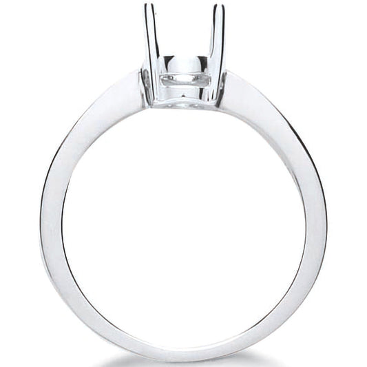 18ct White Gold Ring Mount 0.75ct